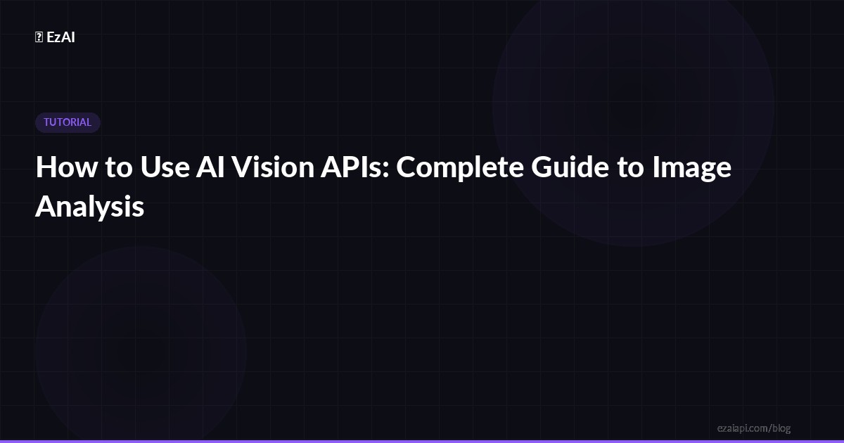 AI Vision API Guide