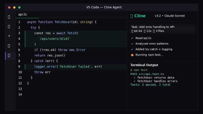 Cline VS Code extension